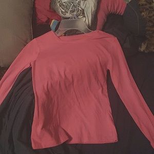 Pink long sleeve shirt